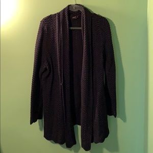 Long Dana Buchanan Black Cardigan